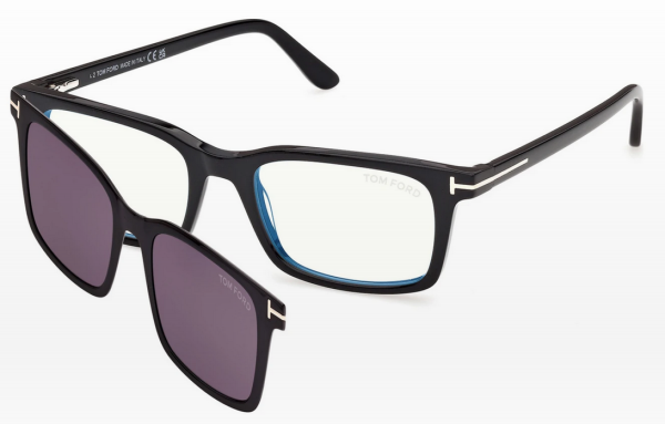 Akinių rėmelis Tom Ford FT6175-B 001 (su klipsu)